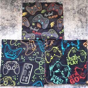 Throw Pillow Covers Gamer Gaming 3 Pack 18 x 18-Inch Gamer Gifts PS5